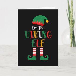 Ik ben de Wandelende Elf Kerst Matching Kaart