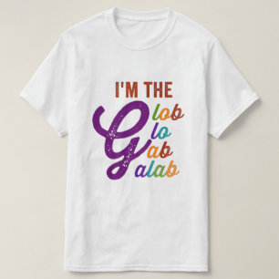 ik ben de wereldbol gletsjer galab t-shirt