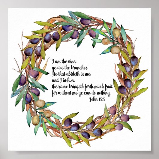 Ik ben de wijnstreek Poster (Voorkant)