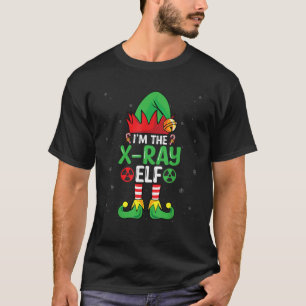 Ik ben de X Ray Elf Xmas Rad Tech Radioloog Christ T-shirt