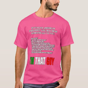 Ik ben die grappige Italiaanse Amerikaanse maffia T-shirt
