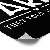 Ik ben die para die ze je vertelden over Paraprofe Poster (Hoek)