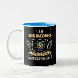 Ik Ben DIGIACOMO Wat Is Jouw Superkracht Tweekleurige Koffiemok