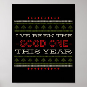 Ik Ben Dit Jaar De Goede Gewest Kerstmis Poster