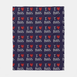 Ik ben dol op beestendekens fleece deken