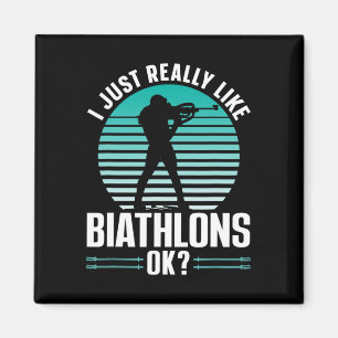 Ik ben dol op biatlons ok sport biatlon bi magneet