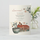 Ik ben dol op Book Club Kaart (Staand voorkant)