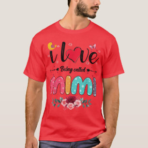 Ik ben dol op de naam Mimi Nana Gigi Grandma Lover T-shirt