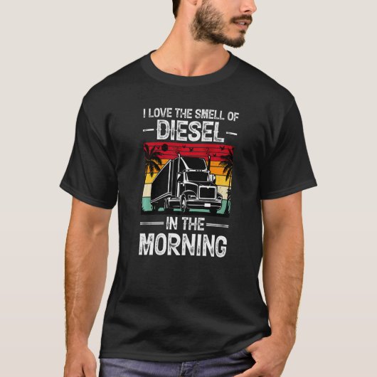 Ik ben dol op Diesel in de ochtendwagen Dr. T-shirt (Voorkant)