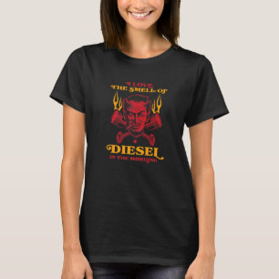 Ik ben dol op Diesel Mechanic Serviceman Hum T-shirt