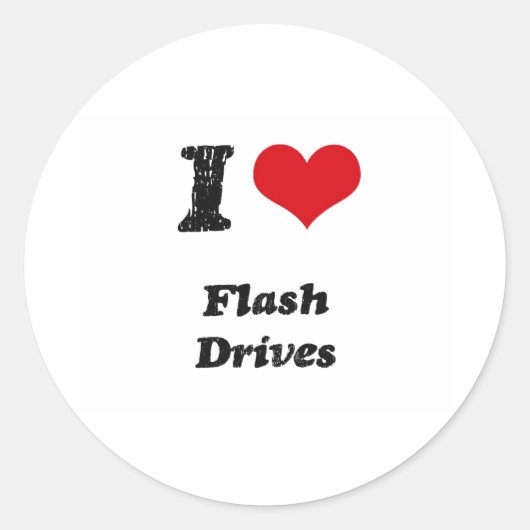 IK BEN DOL OP FLASH DRIVES RONDE STICKER (Voorkant)