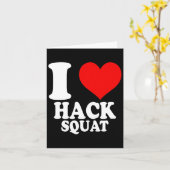 Ik ben dol op Hack Squat 1 Kaart (Gele Bloem)