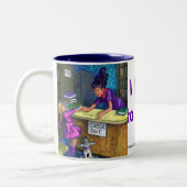 Ik ben dol op het lezen van de Mok voor Boekcontro (Links)