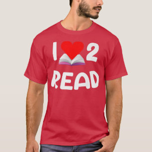 Ik ben dol op het lezen van het klinkklare boek en t-shirt