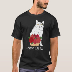 Ik ben dol op je kat Valentijnsdag Kitten T-shirt