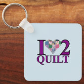 Ik ben dol op kwilt - Key Ring Sleutelhanger (Voorkant)