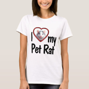 Ik ben dol op mijn voetstuk — Cute Red Heart Photo T-shirt