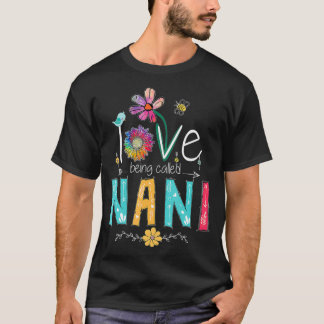 Ik ben dol op NANI Mimi Grandma Mothers T-shirt