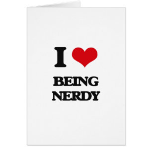 Ik ben dol op nerdy zijn