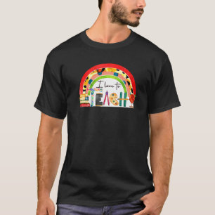 Ik ben dol op schoolleraar t-shirt