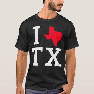 Ik ben dol op Texas Premium T-shirt