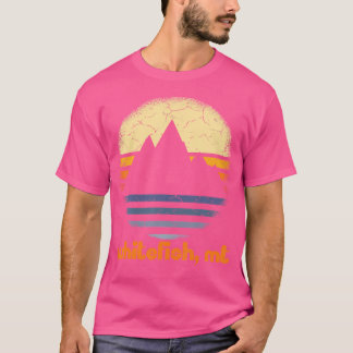 Ik ben dol op Whitefish Montana Rocky Mountains wa T-shirt