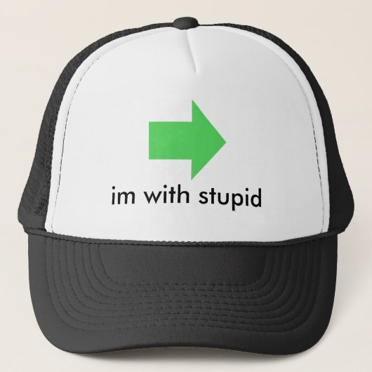 Ik ben dom trucker pet (Voorkant)