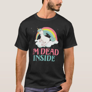 Ik ben dood in Einhorn T-shirt