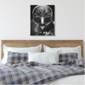 Ik ben Doom Fractal Skull Canvas Afdruk (Insitu (Slaapkamer))