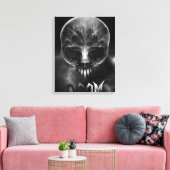 Ik ben Doom Fractal Skull Canvas Afdruk (Insitu (Woonkamer))