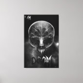 Ik ben Doom Fractal Skull Canvas Afdruk (Voorkant)