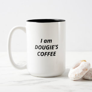Ik ben Dougie's koffie Tweekleurige Koffiemok