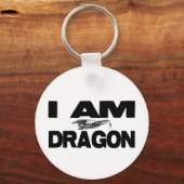 Ik ben Dragon Sleutelhanger (Voorkant)