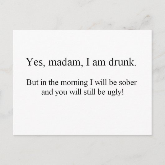 Ik ben Drink, maar... (St.K.) Briefkaart (Voorkant)