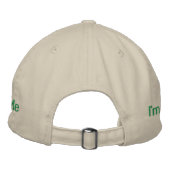 Ik ben Drink Pet. Geborduurde Pet (Achterkant)