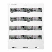 Ik ben Drink, stuur me alsjeblieft naar Label (Full Sheet)