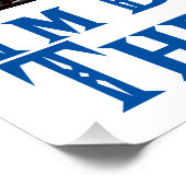 Ik ben druk bezig met het redden van de prinses perfect poster (Hoek)