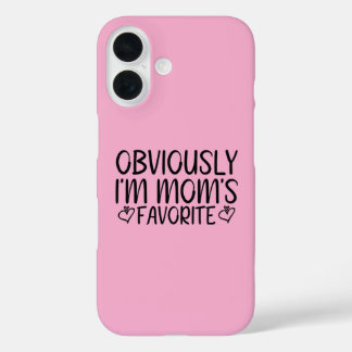 Ik ben duidelijk mama's favoriet iPhone 16 hoesje