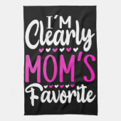 Ik ben duidelijk Mam's favoriet Theedoek (Verticaal)