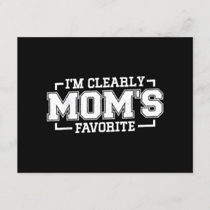 Ik ben duidelijk Mam's favoriete kind en vader Informatiekaartje