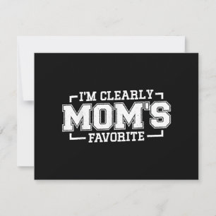 Ik ben duidelijk Mam's favoriete kind en vader Save The Date