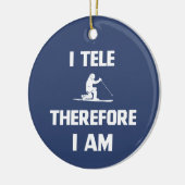 Ik ben dus Tele Keramisch Ornament (Links)