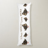 Ik ben echt dol op Ducks Body Pillow Lichaamskussen (Achterkant (Verticaal))