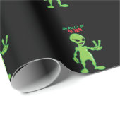 Ik ben echt een Alien Cadeaupapier (Rol Hoek)