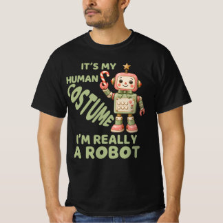 Ik ben echt een robot, Feestelijke Robots Kerstmis T-shirt