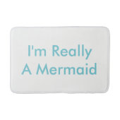 Ik ben echt een zeemeermin bad Matt Badmat (Voorkant)