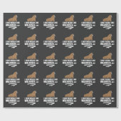 Ik ben echt net als Walrussen. Cadeaupapier (Vlak)