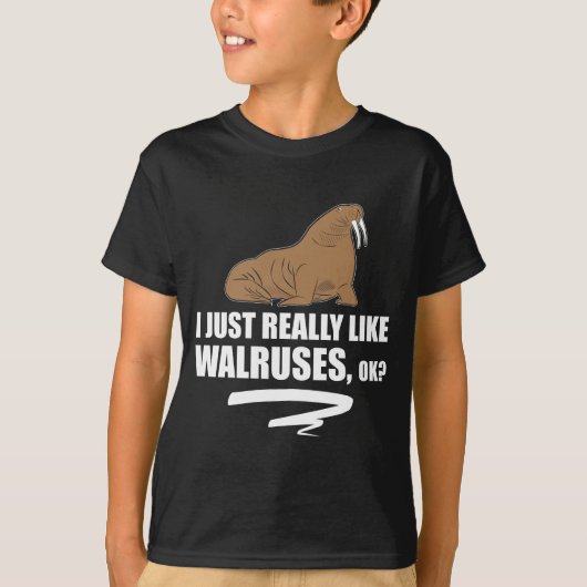 Ik ben echt net als Walrussen. T-shirt (Voorkant)