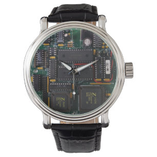 Ik ben echt raad PCB Wrist Watch. Horloge