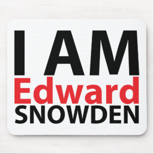 Ik ben Edward Snowden Mousepad Muismat